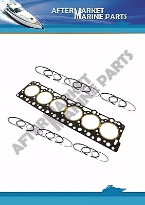 Volvo Penta KAD42 KAD43 KAD44 Head Gasket Replaces 3583786 6 Rings 3817033 • $399.90