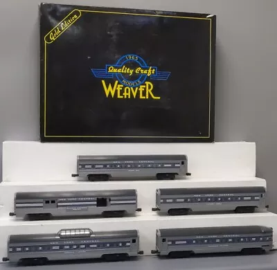 Weaver O NYC 20th Century Limited Aluminum Passenger Car Set EX/Box • $222.19