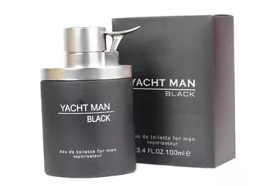 Myrurgia Yacht Man Black Eau De Toilette Spray For Men 3.4 Fl Oz • $19.99