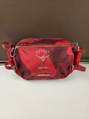 Osprey Seral Waist Bag In Red Good Used Condition Exercise Good Condition  • $44