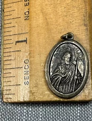 Vintage Medal Pendant St Jude Christian H77 • $5.99