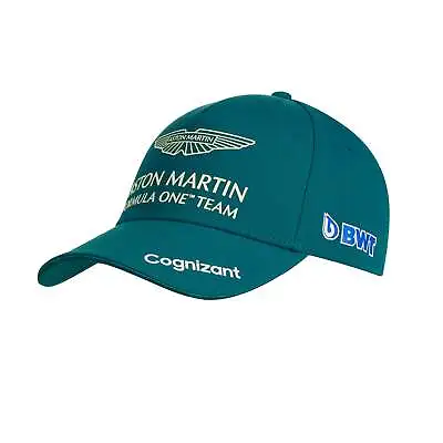 Aston Martin F1 Official Team Cognizant Sebastian Vettel Mens Teal Hat • $45.95