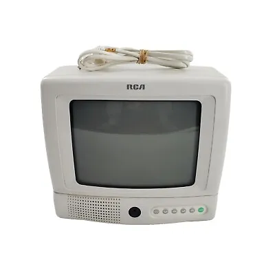 Vintage RCA CRT 9  Inch Retro Gaming TV Model E09344 Tested & Working • $70