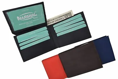 Men's Nylon Slim Classic Bifold Wallet In Colors Thin Wallets For Boys • $10.99