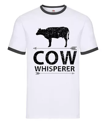 Cow Whisperer Farm Farming Mens Funny Meme Viral Birthday Gift T Shirt • £9.99