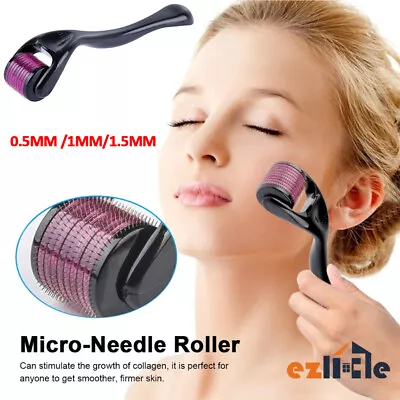 $9.85 • Buy Derma Roller Titanium Micro Needle Skin 540 Needles Scars Anti Aging Dermaroller