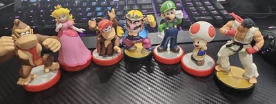 $249 • Buy Nintendo Amiibo Super Smash Mario Donkey Kong Luigi Wario Collectable Figurines