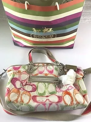 Coach Poppy Dream C Glam Tote Bag Collectible Hard To Find 16697 • $89.99