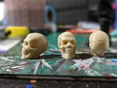 Miniature White Skulls (Set Of 3) PROPS ONLY Marvel Legends Neca Horror 1/12 • $8