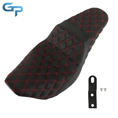 Step-Up Seat Red Lattice Stitch For 2008-2020 Touring Road Electra Glide Street • $177.80