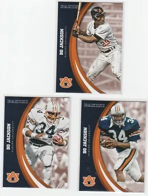 Bo Jackson Resale / Investment Lot (20) 2016 Panini Auburn Collegiate (3 Difrnt) • $12.99