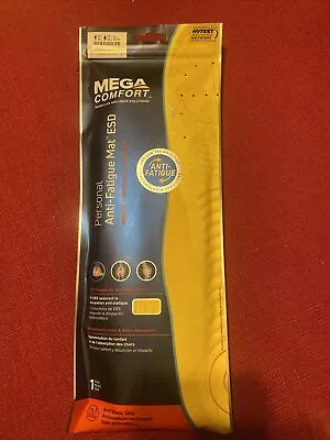 NEW Mega Comfort Personal Anti-Fatigue Mat Insoles - Industrial  Mens Size 10-11 • $14.99