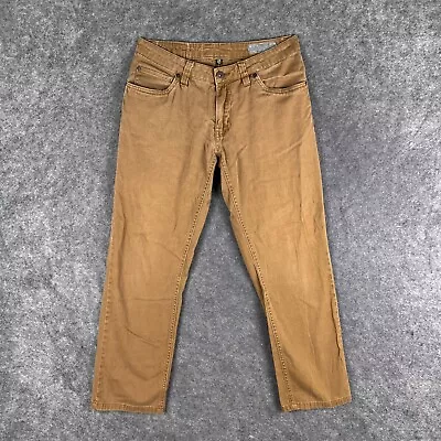 Matix Jeans Mens 28x29 Brown Straight Leg Slim Fit Gripper Style Stretch • $13.59