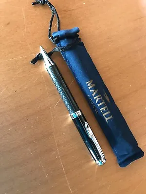 Martell Cognac Ballpoint Pen Advertising Promotion Carbon Fiber Gray Color • $7.80