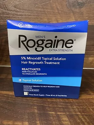 Rogaine Men's Extra Strength Topical Solution 3 Month Supply Unscented. 9/24 • $44.44