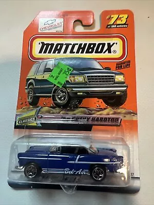 Matchbox Classics Series '55 Chevy Hardtop #73 Blue 1:64 Diecast NEW B2 • $7.99