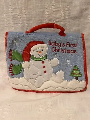 Baby GUND Baby’s First Christmas Photo Album 12 Pictures Capacity 2007 VGC • £10