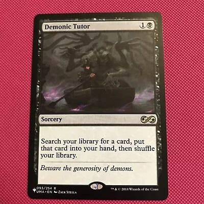 $42 • Buy MTG Demonic Tutor Ultimate Masters 093/254 Regular Rare The List