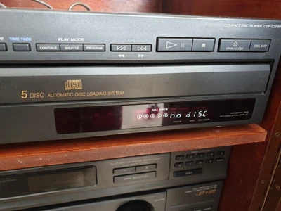 £50 • Buy Sony CDP-C301M Multiple CD Player 5-Disc Changer Hi-Fi Separate With Remote