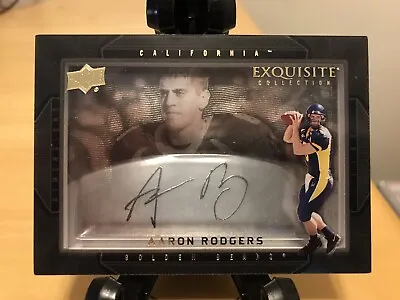 Aaron Rodgers Autograph 2011 Upper Deck Exquisite Dimensions Shadowbox Rare Mvp • $499.99