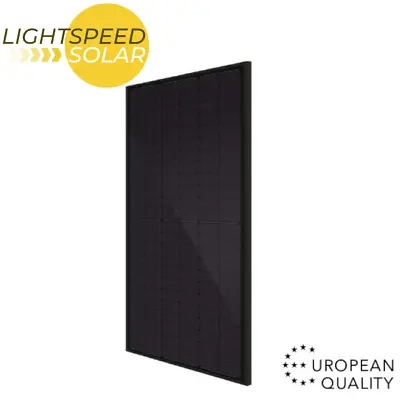 400W 12V 24V 48V N-Type All Black Mono Rigid EUROPEAN Solar PV Panel - UK Stock • £165