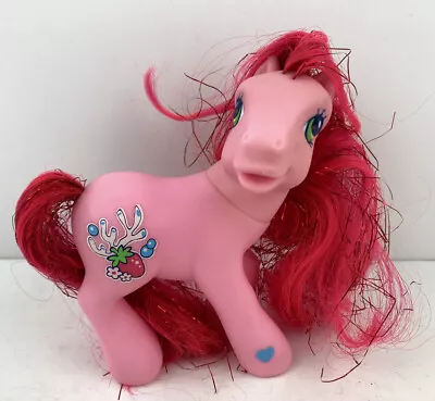 Strawberry Reef My Little Pony G3 2004 Pink Coral Strawberry Cutie Mark • $11.22