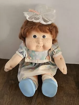 1987 Coleco Cornsilk Hair Cabbage Patch Kids Doll Tooth Freckles Red Hair • $39.95