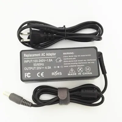 20V 90W Laptop Battery Charger Power Supply Cord For Lenovo Thinkpad X61 T61 R61 • $10.48