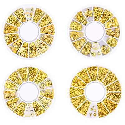 Nail Art Studs 3D Nail Art Decorations Nail Art Accessories For DIY Deco 800 Pcs • £4.99