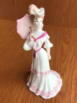 Coalport Figurine Lady Lydia Cw12 For Compton & Woodhouse 1994. 14cm X 7cm.  • £15.69