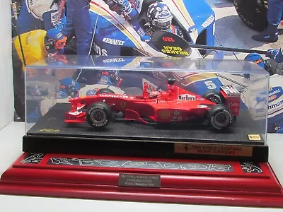 Hotwheels F1 2000 Champion  Ferrari - Michael Schumacher - 1/18 Scale Model Car • $161.84