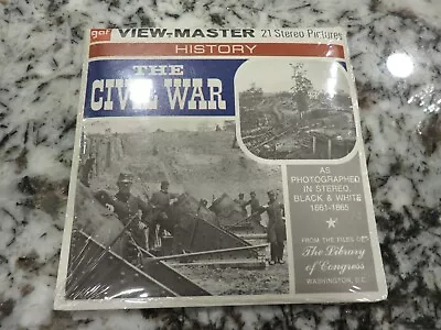 VTG GAF View Master 3 Reels Civil War History Pack B 790 SEALED • $12.99