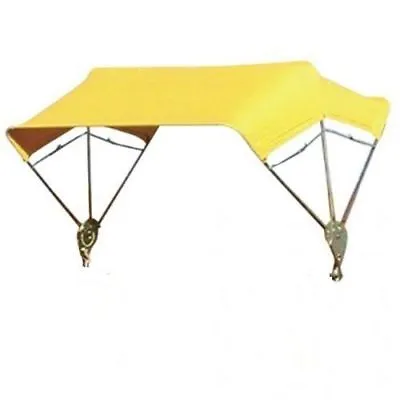$229.95 • Buy Yellow 3 Bow 48  Buggy Top Tractor Umbrella Frame & Canvas Cover JBT3 405677