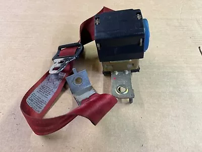 90-93 Ford Mustang Crystal RED Rear Seat Belt Retractor PASSENGER Side TRW OEM • $59.99