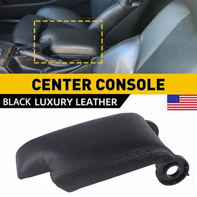 Center Console Lid Armrest For BMW E46 3Series 1999-2005 Arm Rest Cover Black US • $22.99