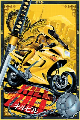 Kill Bill 24x36 By Callum Seymour Ltd Edition X/150 Poster Print Mondo MINT Art • $120
