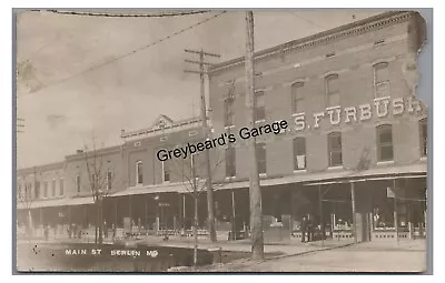 RPPC Main Street Stores BERLIN MD Eastern Shore Maryland Real Photo Postcard • $29.99