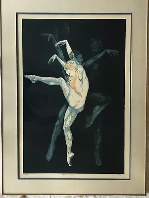 G H Rothe Original Signed Mezzotint  Dance Bejart Ii  1973 (35  X 23 ) • $1600