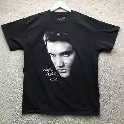 Elvis Presley Music T-Shirt Men's XL Short Sleeve Crew Neck Graphic Black • $16.99