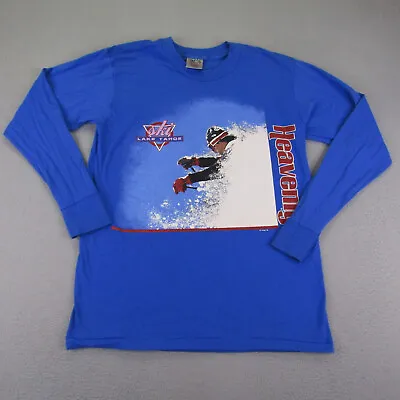 Vintage Lake Tahoe Shirt Mens Large Blue Ski Heavenly Single Stitch Oneita 90s ^ • $79.97