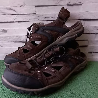 Men Summer Fashion Sandals Storm Grip Brown Size 12 UK • £34.99