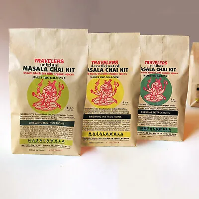 Travelers Masala Chai Kit - Makes 2 Gallons (6 Oz.) • $18