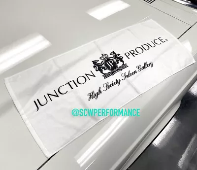 Junction Produce Logo Small Towel White Black Logo Jdm Vip Bippu • $59.99