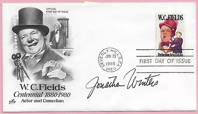 Jonathan Winters  Comic  Signed Autographed W.C. Fields First Day Cover 1980 • $29