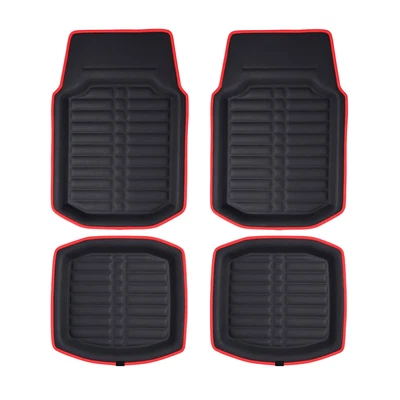 $34.19 • Buy FH Group PU Leather Floor Mats For Auto Car SUV Van Deep Tray Waterproof