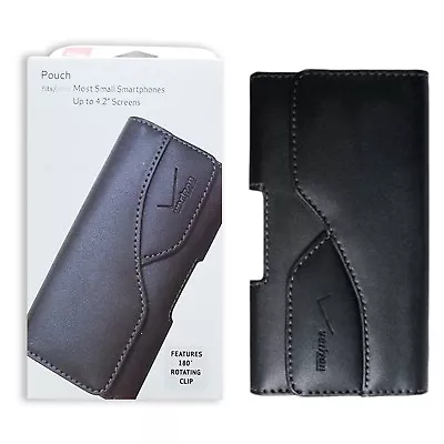 Verizon New Pouch Authentic Leather Protection Case Fit Most Small Smartphone • $7.99