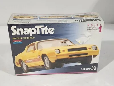 MONOGRAM 1/32 SCALE SNAP TITE CAMARO PLASTIC MODEL KIT #1019 Sealed New • $47.99