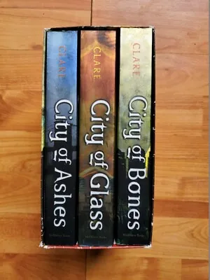 The Mortal Instruments 3 Box Book Set City Of Bones Of Ashes Of Glass Clare  • $16.99