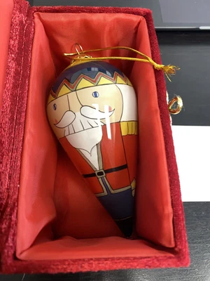 $29.90 • Buy Pier 1 Imports Li Bien Christmas Glass Ornament Nutcracker ￼1999 NN