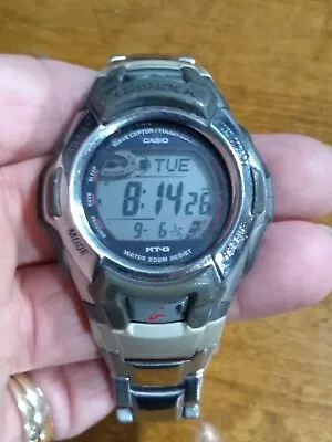 Casio G-Shock MTG-900 2638 Wave Ceptor Tough Solar 200M Watch Stainless Steel N • $65